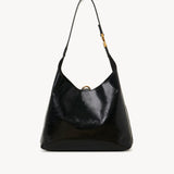 Chloé Chloé - Small Marcie hobo bag in shiny leather