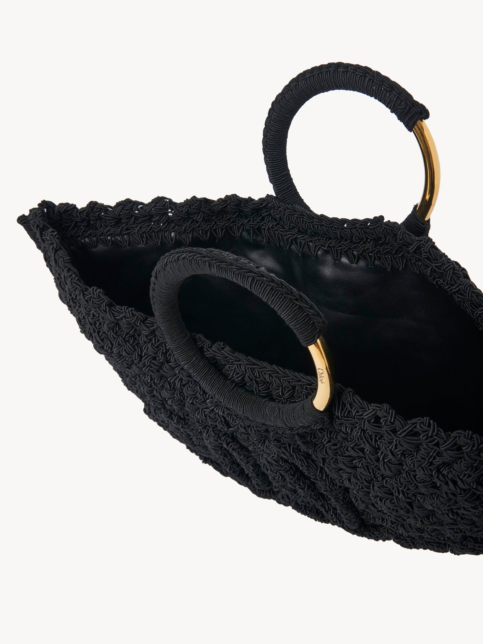 Chloé Chloé - Small Bracelet Paravent tote bag in crochet