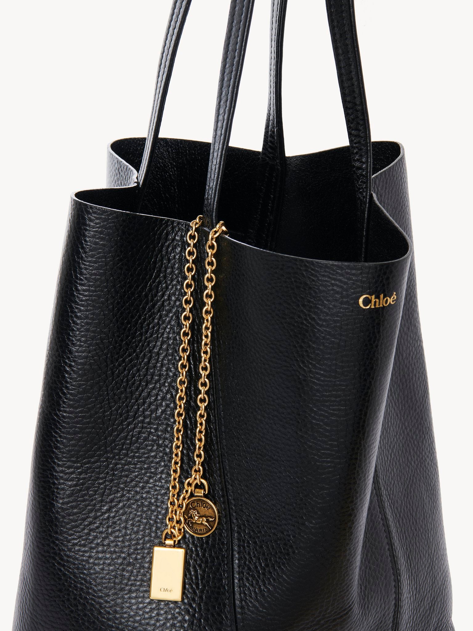 Chloé Chloé - Chloé Spin tote bag in grained leather
