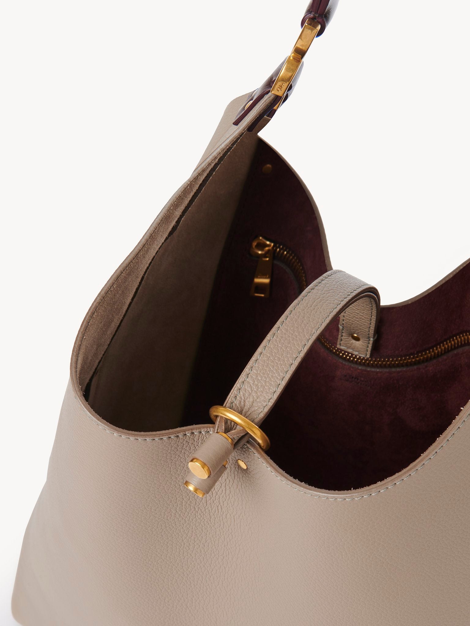 Chloé Chloé - Marcie hobo bag in grained leather