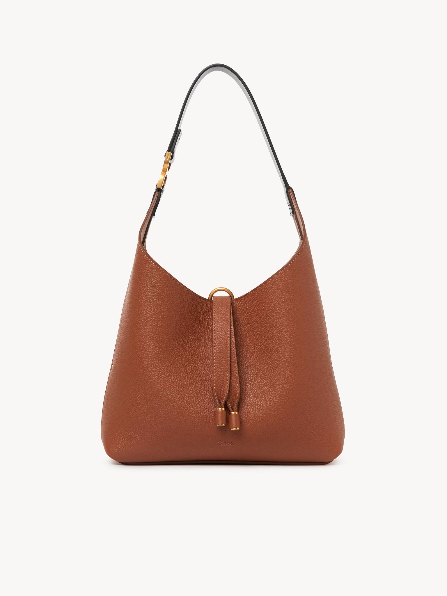 Chloé Chloé - Small Marcie hobo bag in grained leather