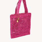 Chloé Chloé - Summer Banana tote bag in raffia
