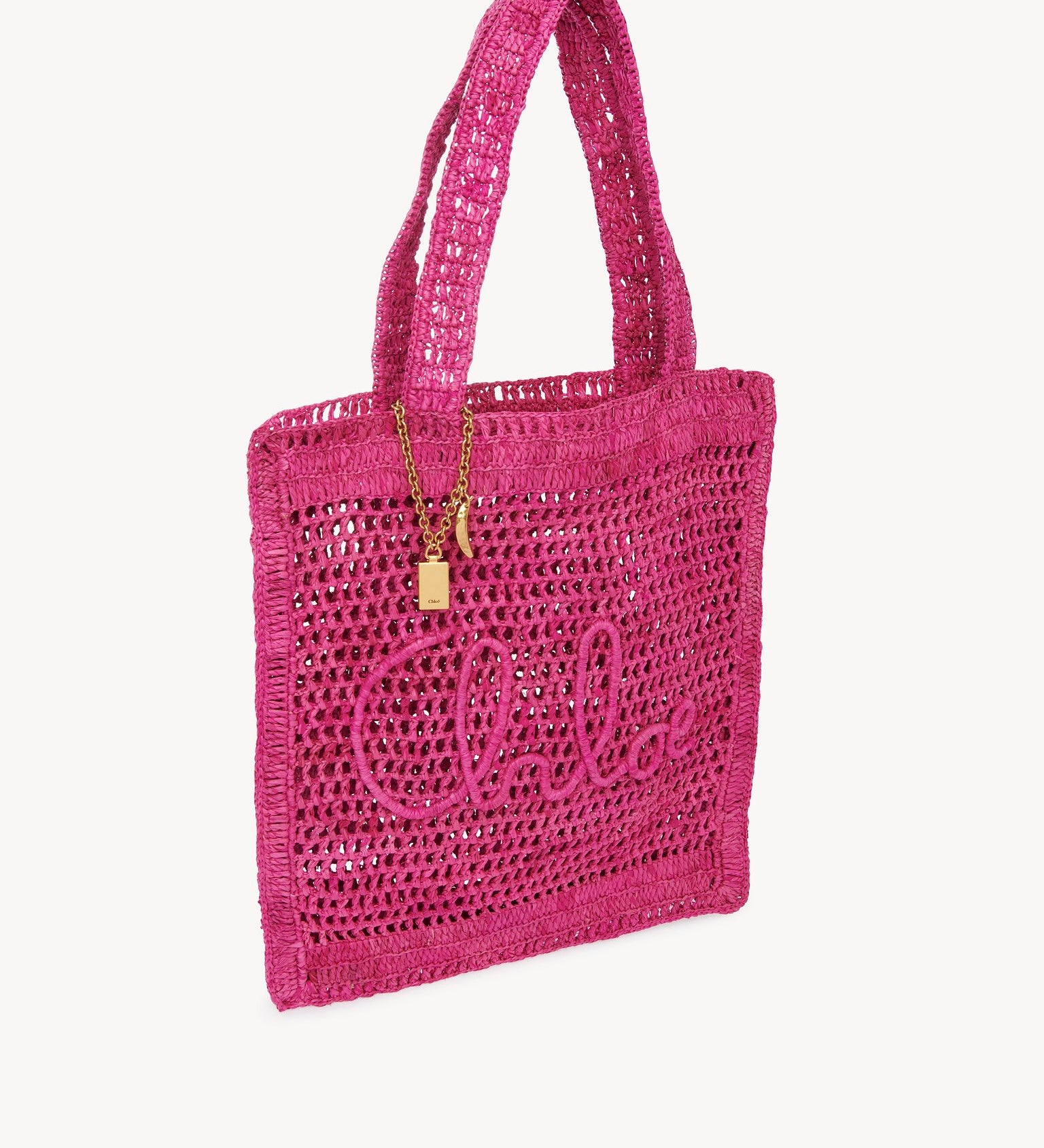 Chloé Chloé - Summer Banana tote bag in raffia