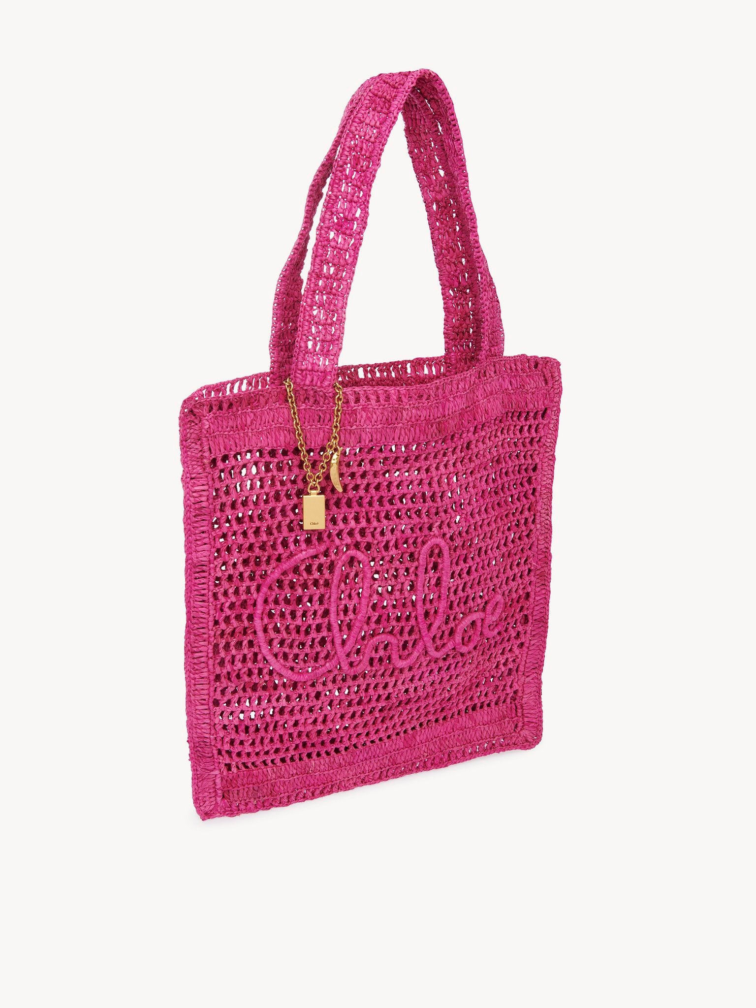 Chloé Chloé - Summer Banana tote bag in raffia