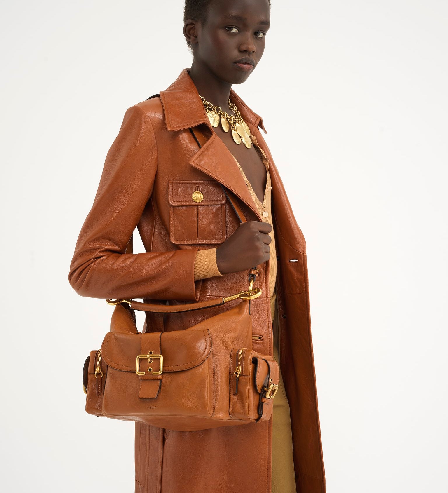 Chloé Chloé - Camera bag in shiny leather