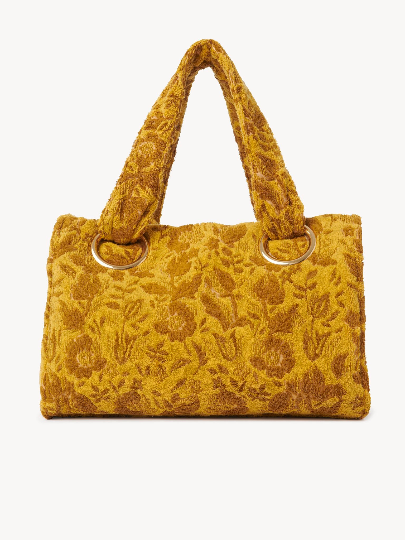 Chloé Chloé - Large Chloé Plage tote bag in jacquard terry