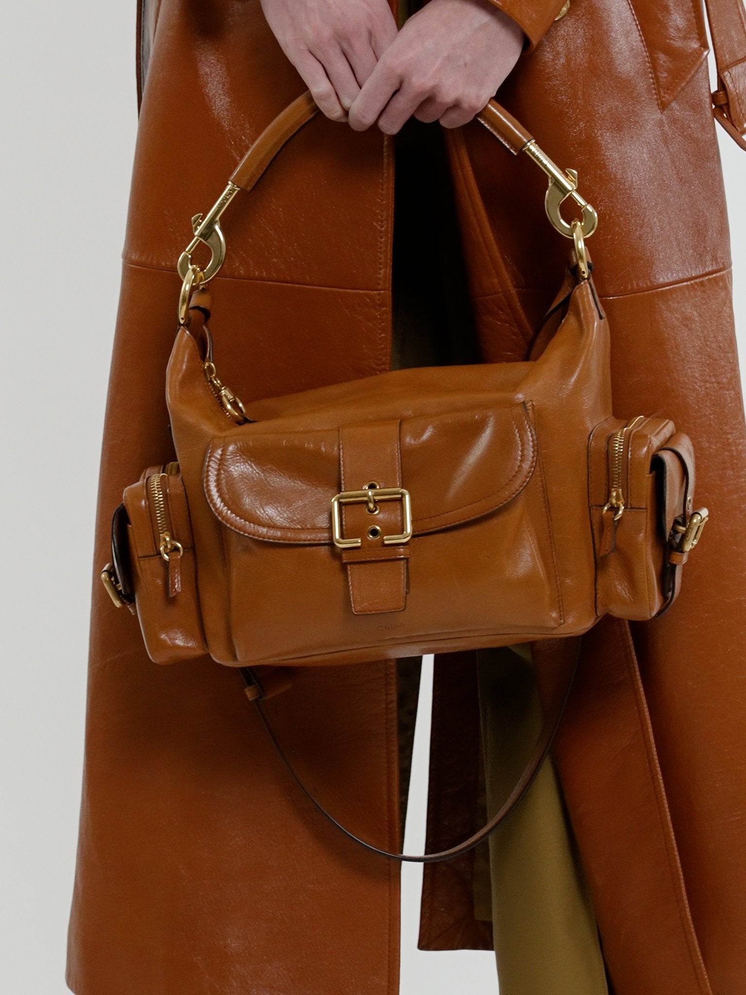 Chloé Chloé - Camera bag in shiny leather