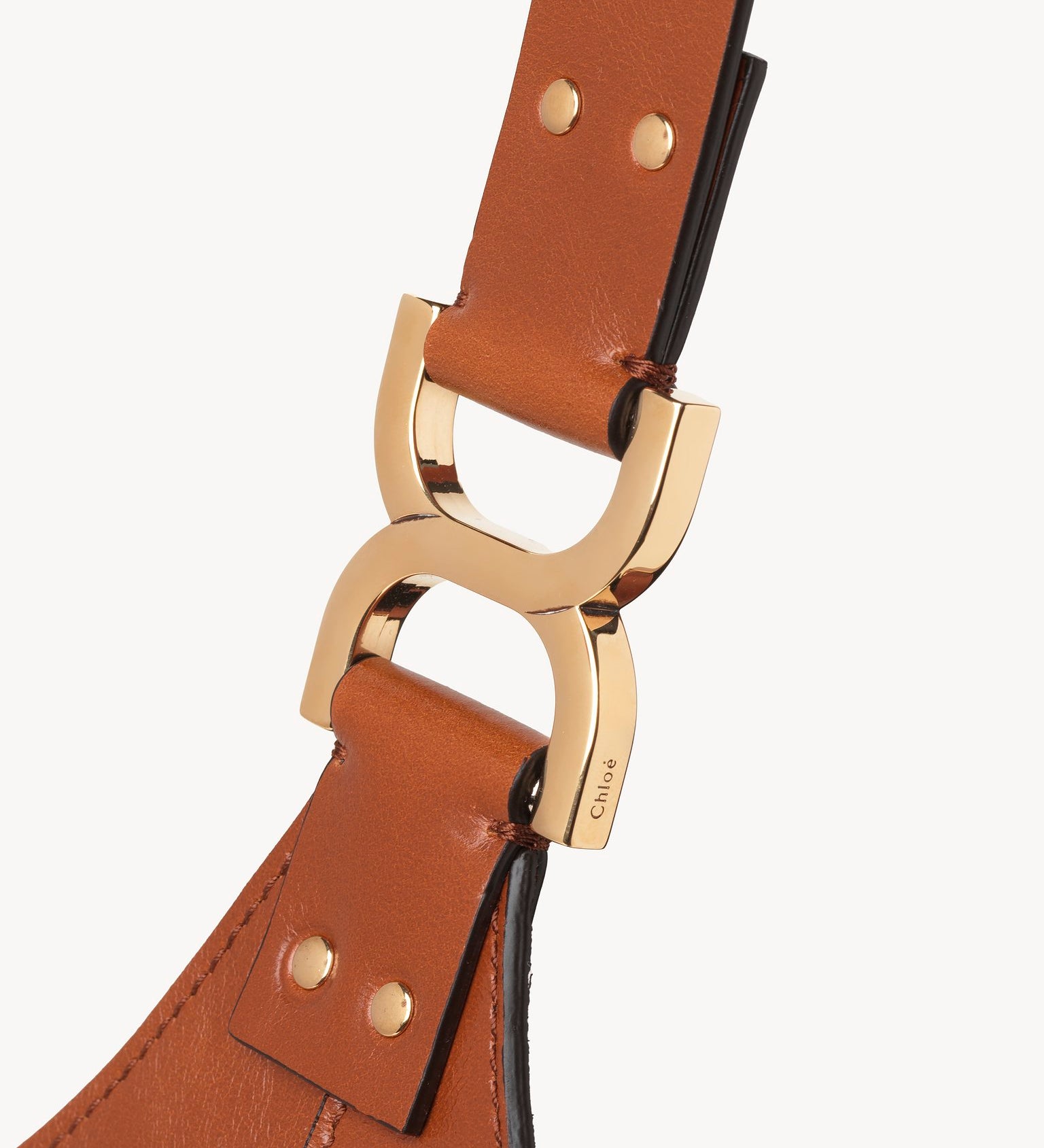 Chloé Chloé - Small Marcie hobo bag in shiny leather