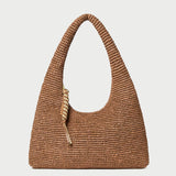 Loeffler Randall - Willow Brown Woven Hobo Bag