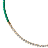 Dorsey - JAMES BEZEL LAB DIAMOND VERT PARACORD NECKLACE, 14K YELLOW GOLD