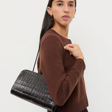 Loeffler Randall - Zella Crocodile Leather Clutch