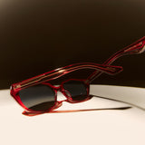 The KHAITE x Oliver Peoples 1971C in Translucent Red