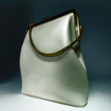 The Lilith Evening Bag in Cream Leather