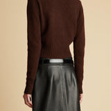 The Aroon Sweater in Rosewood - The Iconic Issue