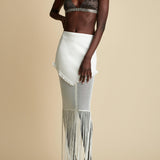 The Abdu Skirt in White - The Iconic Issue