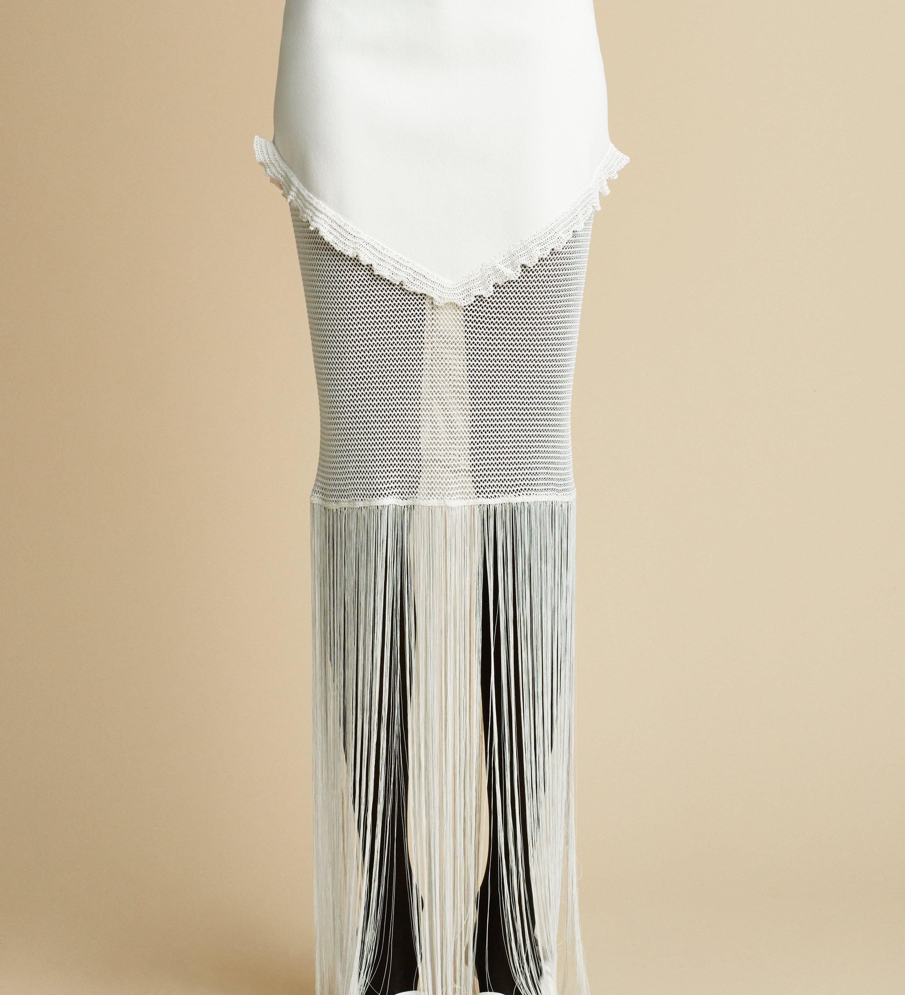 The Abdu Skirt in White - The Iconic Issue