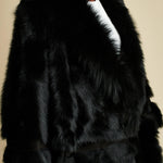 The Adelaide Shearling Jacket in Black - The Iconic Issue