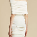 The Aerica Dress in Ivory - The Iconic Issue