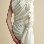 The Apollo Dress in Cream - The Iconic Issue