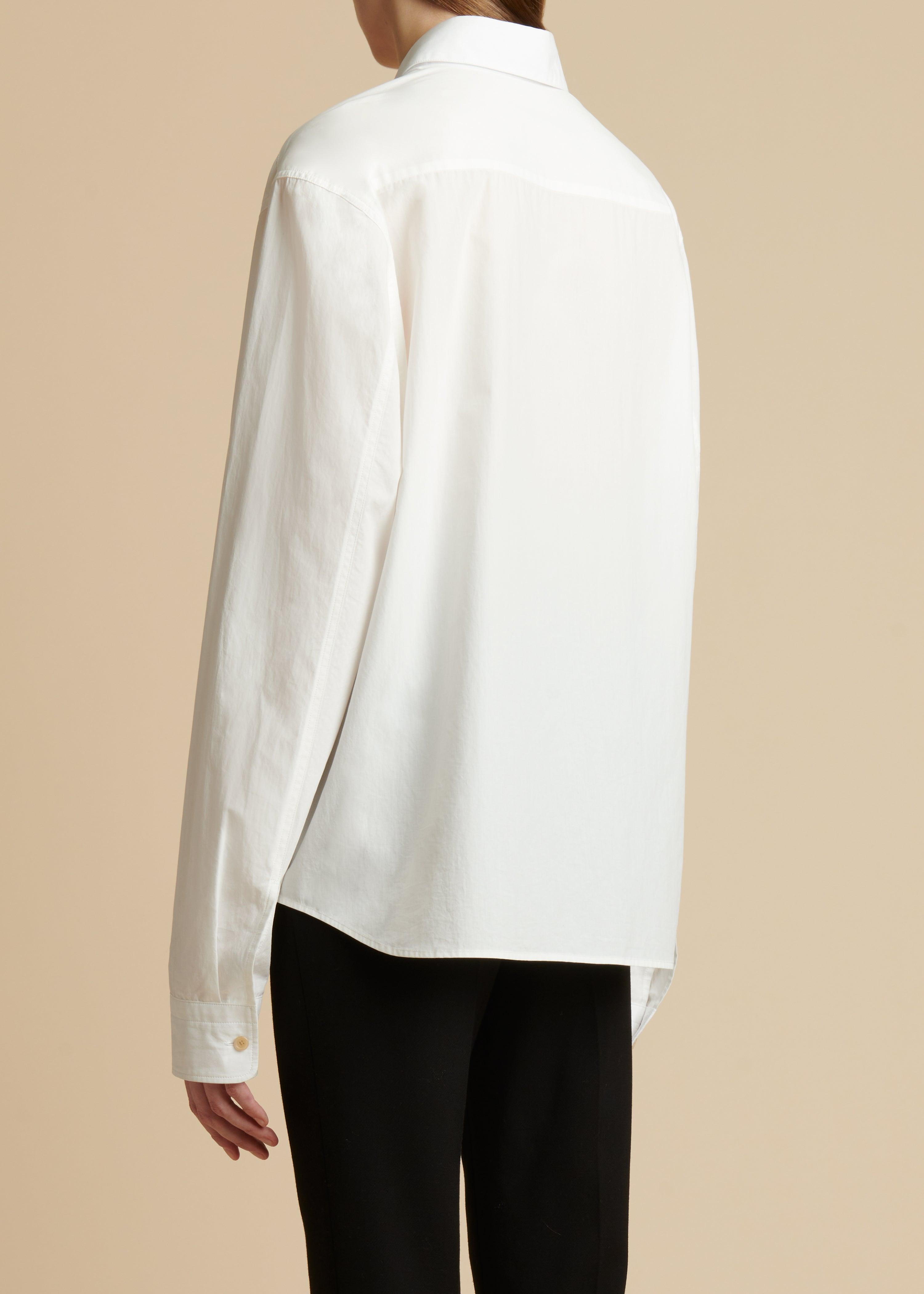 The Argo Top in White - The Iconic Issue