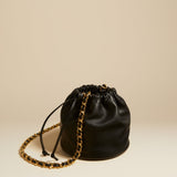The Small Aria Bag in Black Leather