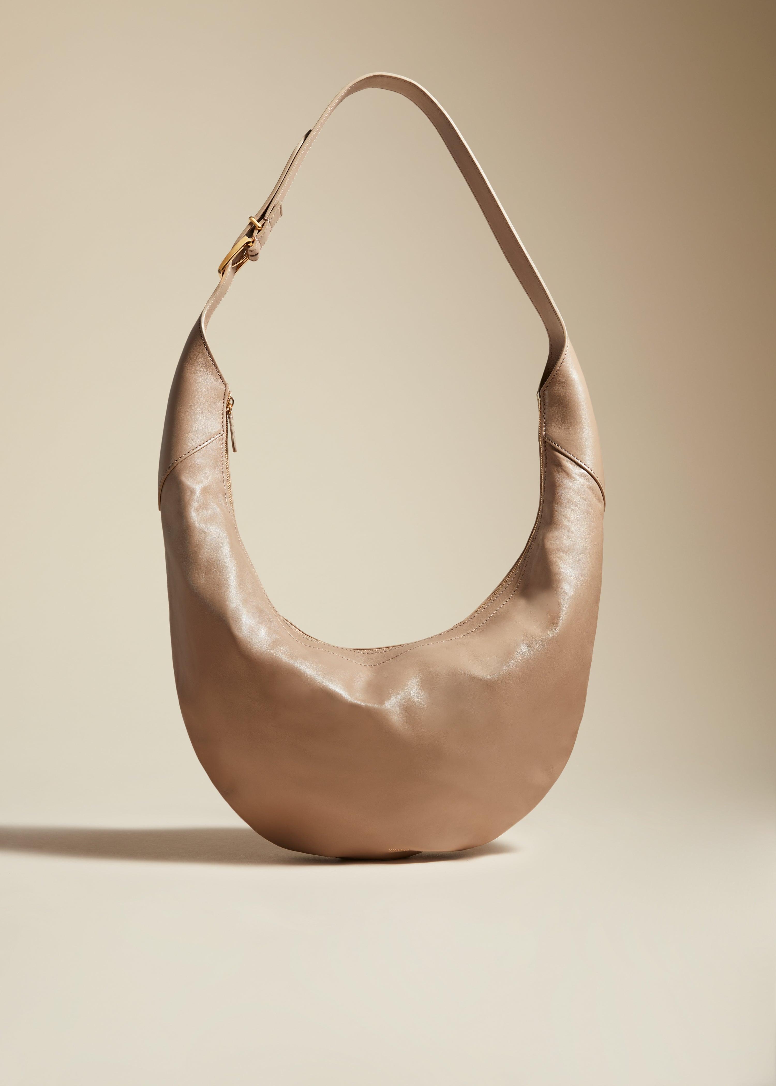 The August Hobo in Taupe Leather - The Iconic Issue