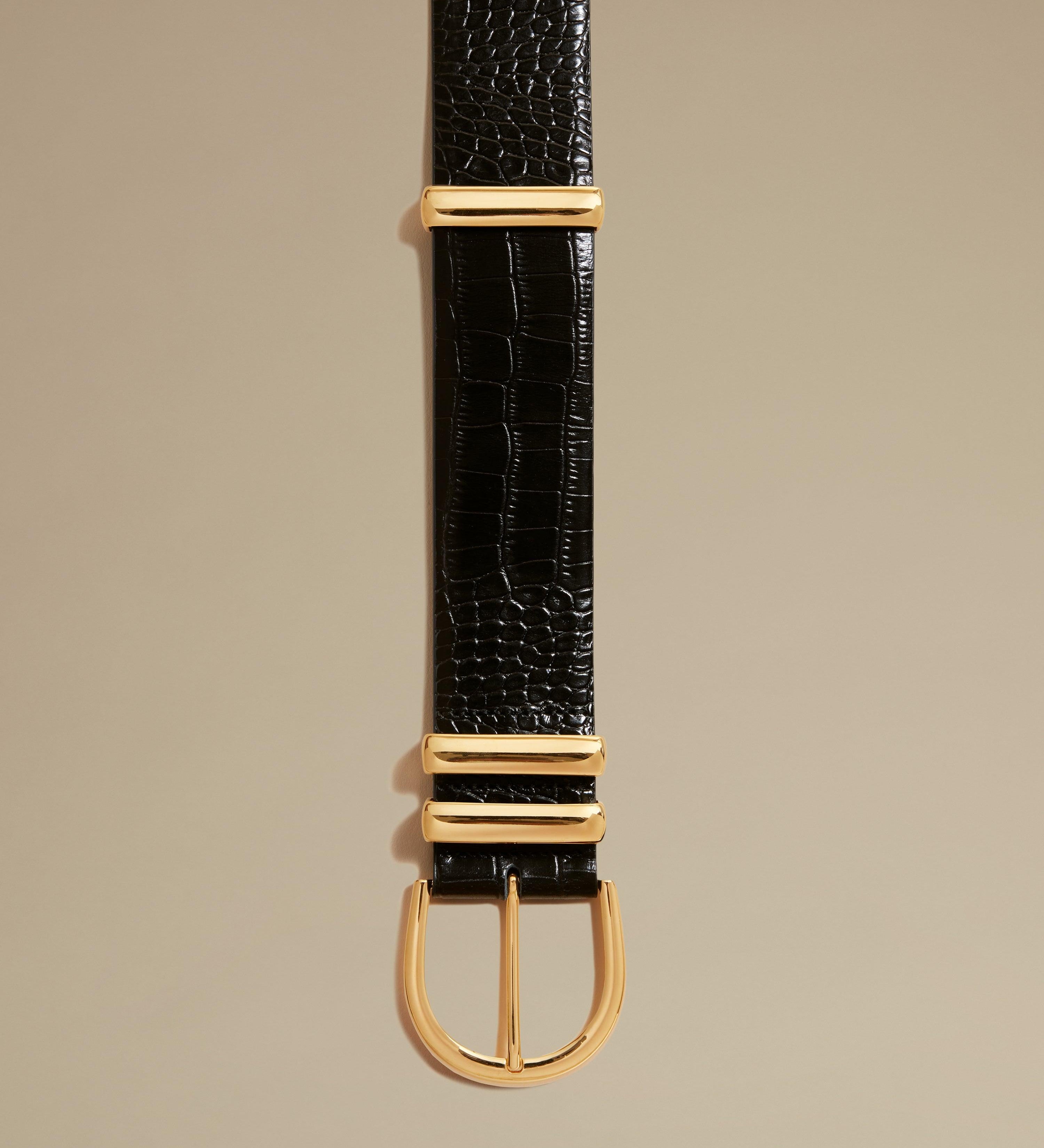 The Bella Belt in Nero - The Iconic Issue