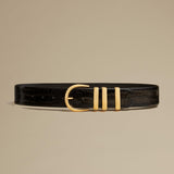 The Bella Belt in Nero - The Iconic Issue