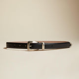 The Benny Belt in Black with Silver - The Iconic Issue