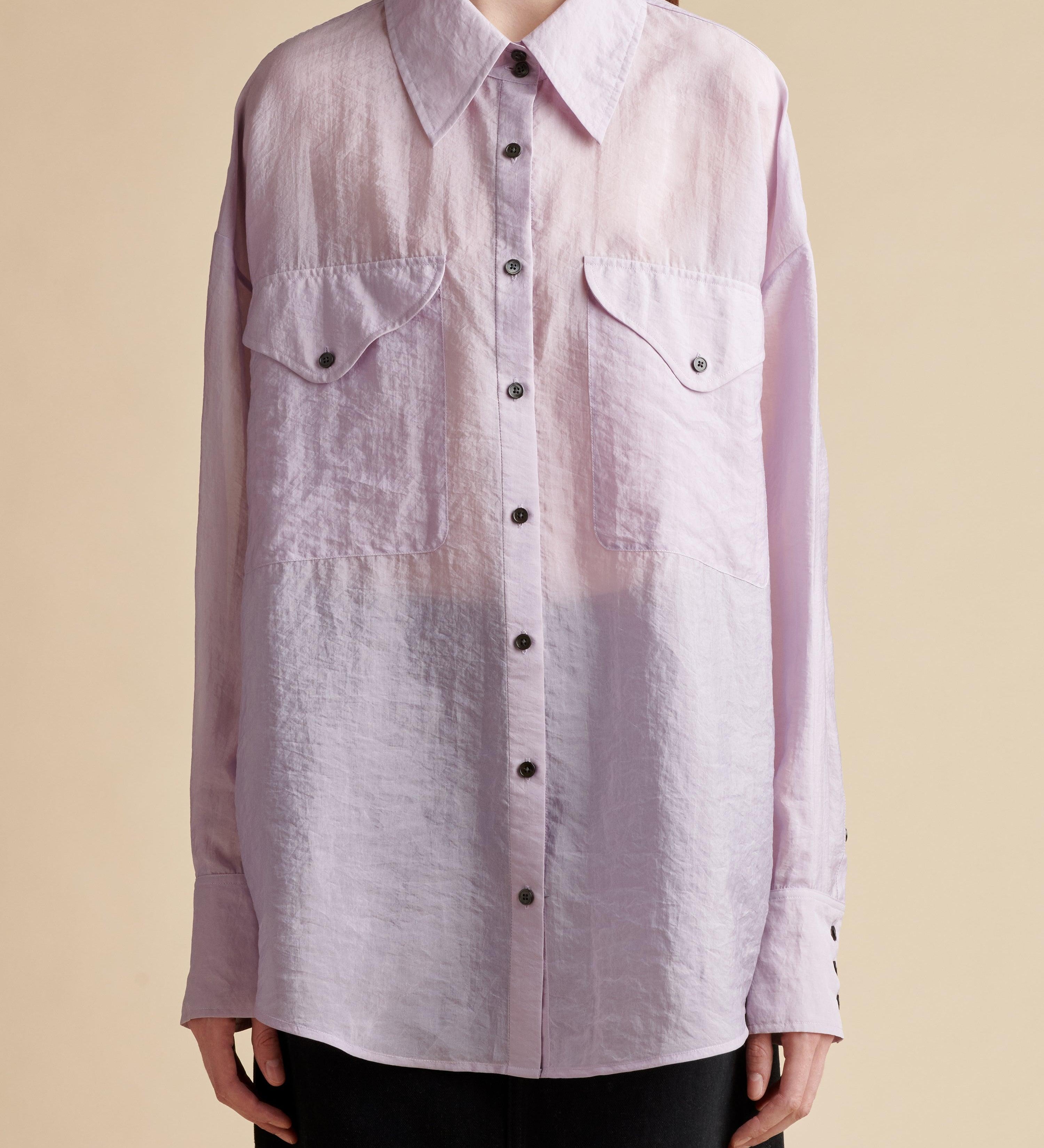 The Birdie Top in Lavender - The Iconic Issue