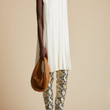 The Medium Olivia Hobo in Nougat Leather