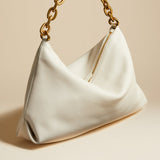 The Clara Bag in Off-White Leather