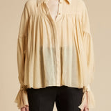 The Collie Top in Flax