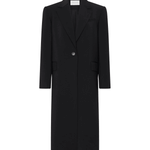 Camilla and Marc Derby Tailored Wool Coat Black