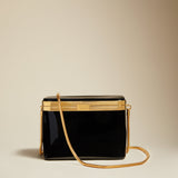 The Eloise Minaudière in Black Patent Leather