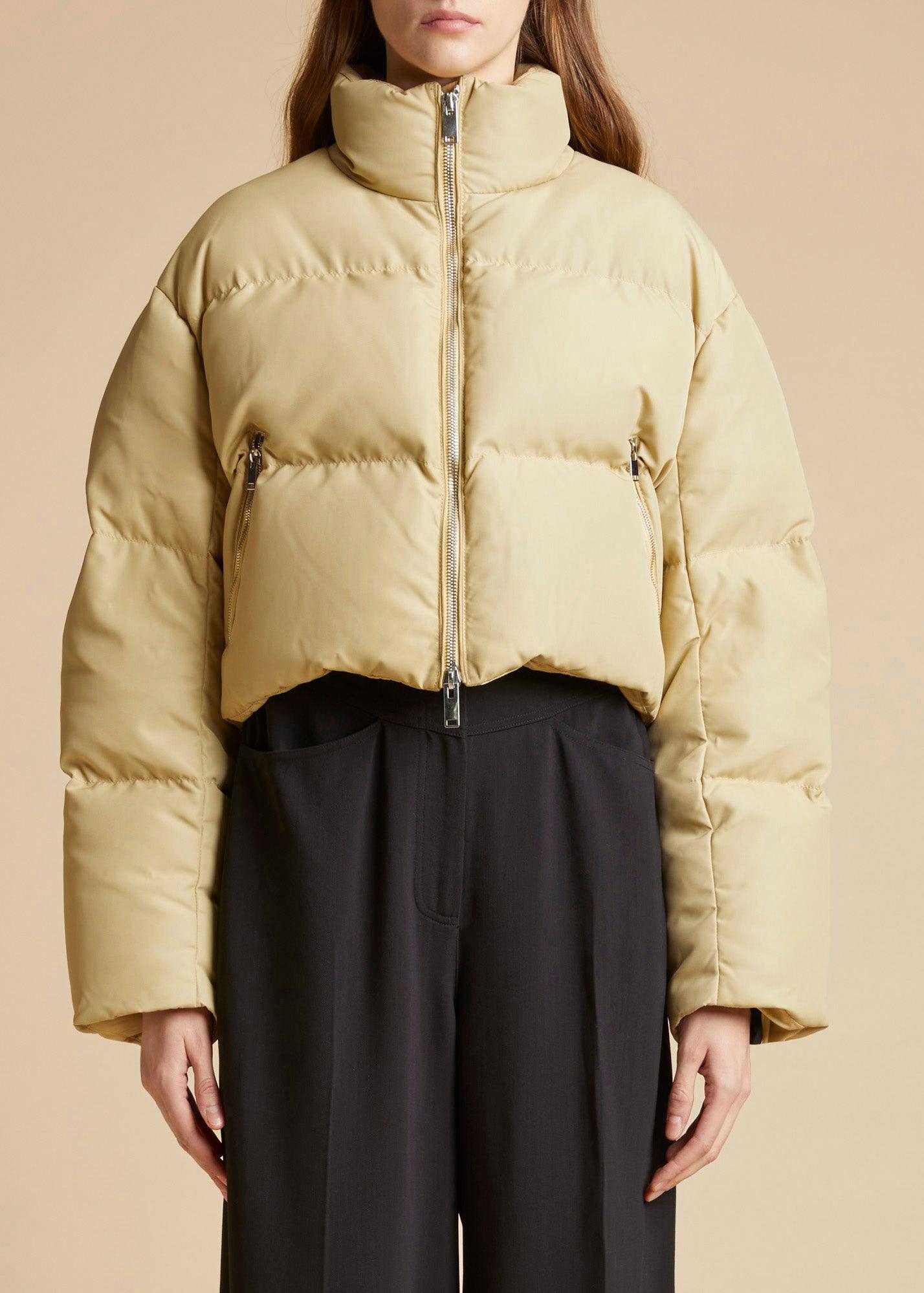 The Fulman Puffer Jacket in Custard - The Iconic Issue