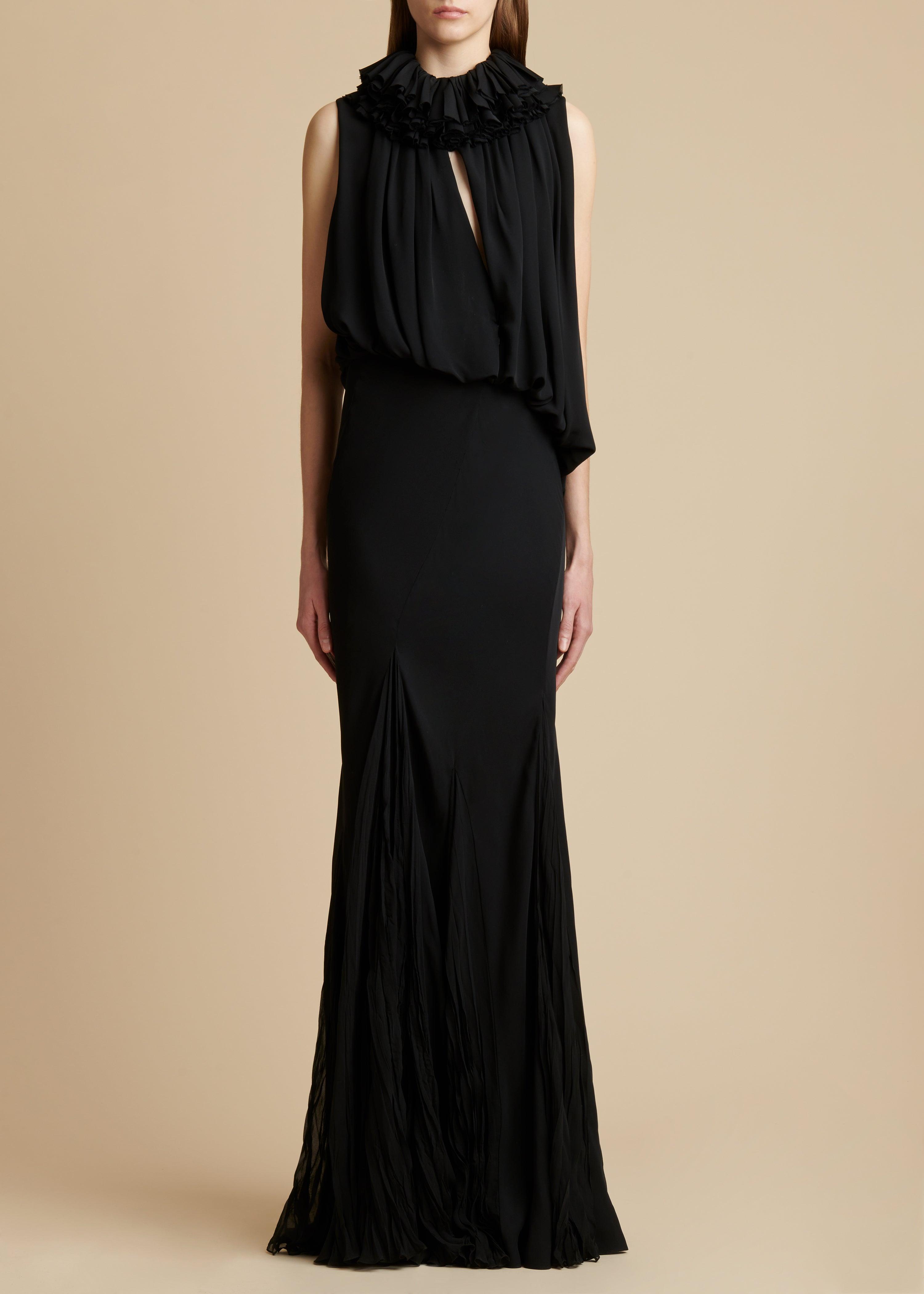 The Greco Dress in Black - The Iconic Issue