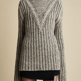 The Hadlee Sweater in Biscuit - The Iconic Issue