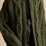 The Helen Cardigan in Thyme