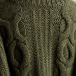 The Helen Cardigan in Thyme - The Iconic Issue