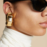 The Medium Julius Loop Earrings in Gold
