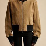 The Leider Jacket in Flax Suede - The Iconic Issue
