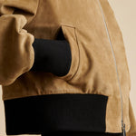 The Leider Jacket in Flax Suede - The Iconic Issue