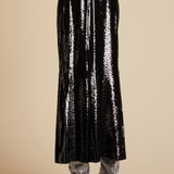 The Levine Skirt in Black Sequin - The Iconic Issue