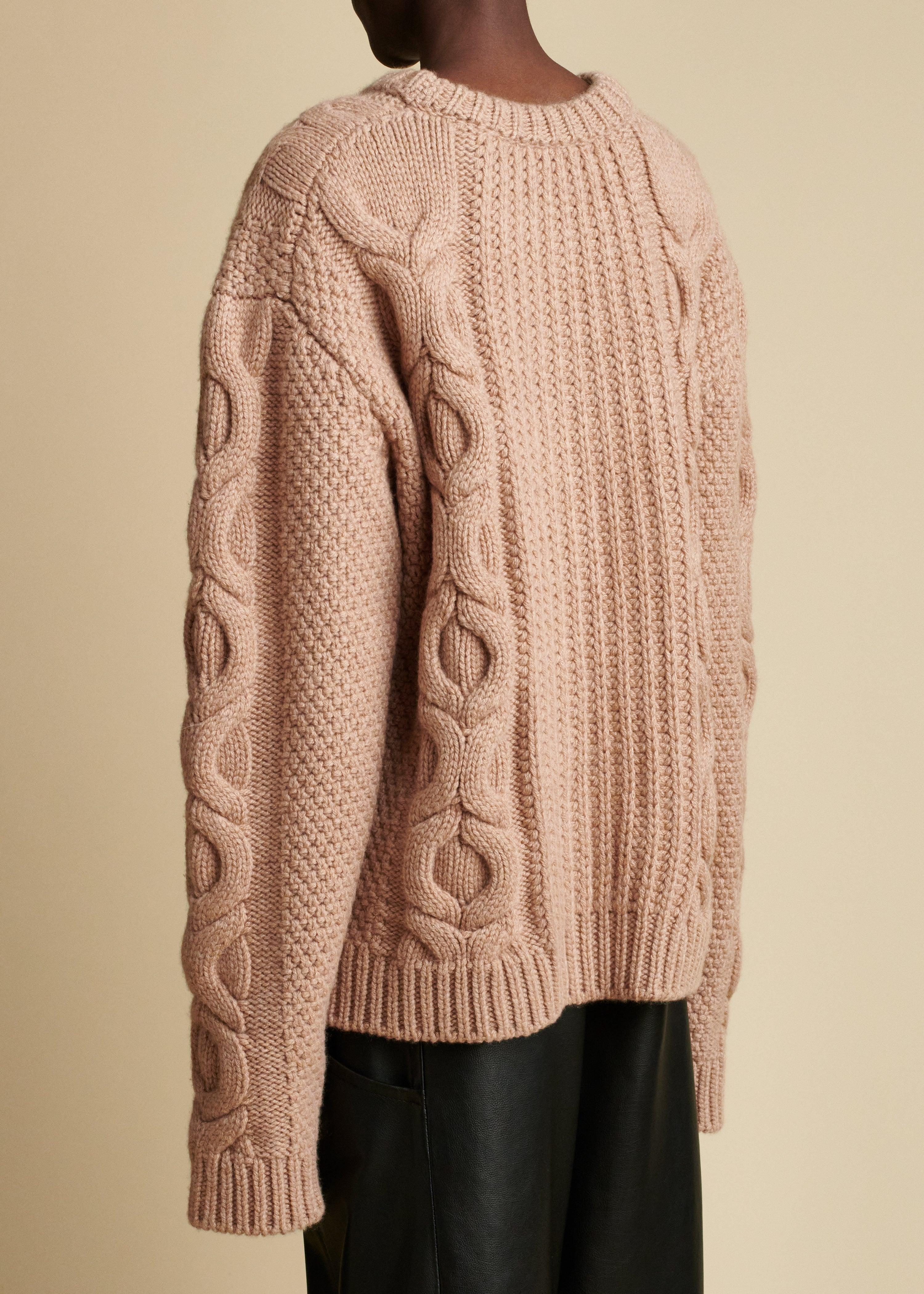 The Lupita Sweater in Almond - The Iconic Issue