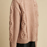 The Lupita Sweater in Almond