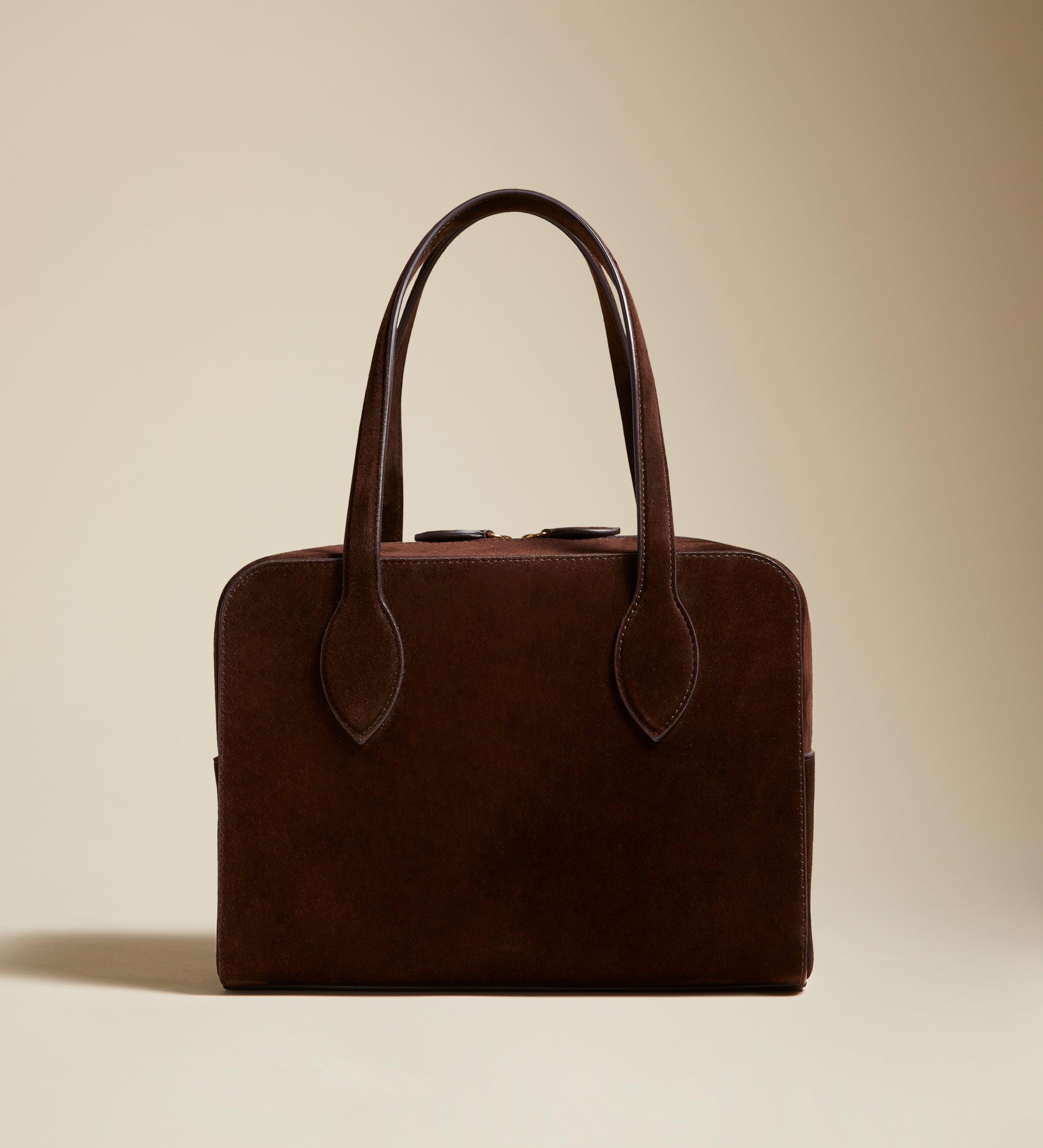 The Maeve Bag in Clay Suede - The Iconic Issue