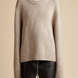 The Mae Sweater in Light Clay - The Iconic Issue