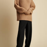 The Mira Sweater in Camel - The Iconic Issue