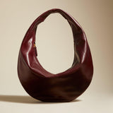 The Medium Olivia Hobo in Wine Leather - The Iconic Issue
